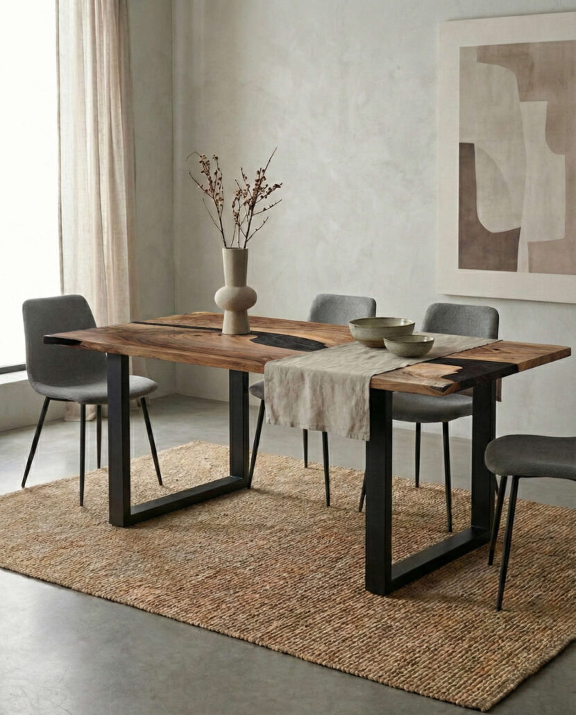 Mesas de Madera y Resina Piri Wood: Estilo y Artesanía.